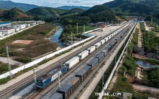 一條鐵路架起中老青年友誼之橋，也帶動(dòng)了配齊物流的運(yùn)輸
